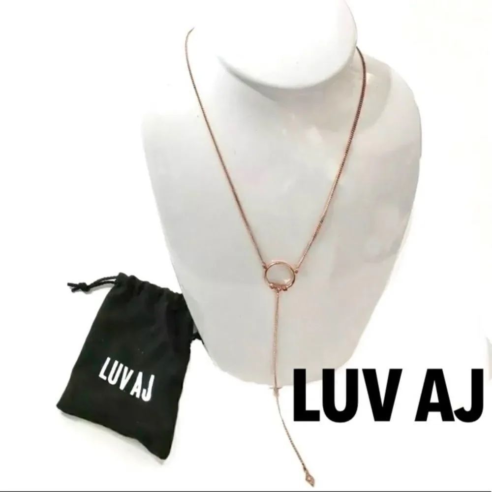 LUV AJ Full Bloom Lariat Necklace